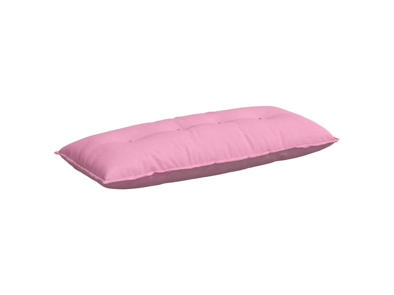 Coussin de dos, coussin de dossier rose 120 x 19 x 50 cm tissu cf54964 - Conforama A