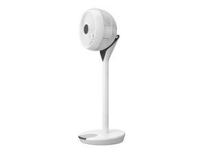 Ventilateur sur pied fabrilamp sintra 35 w 12 vitesses blanc