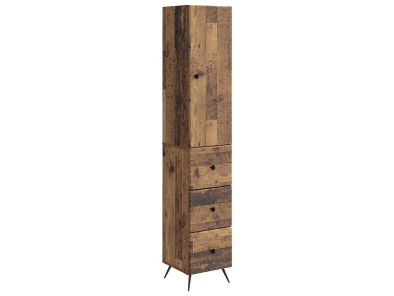 Ensemble de meubles 2 pcs, rangement de salon 34,5x34,5x90 cm bois d'ingénierie shl9466 - Conforama A