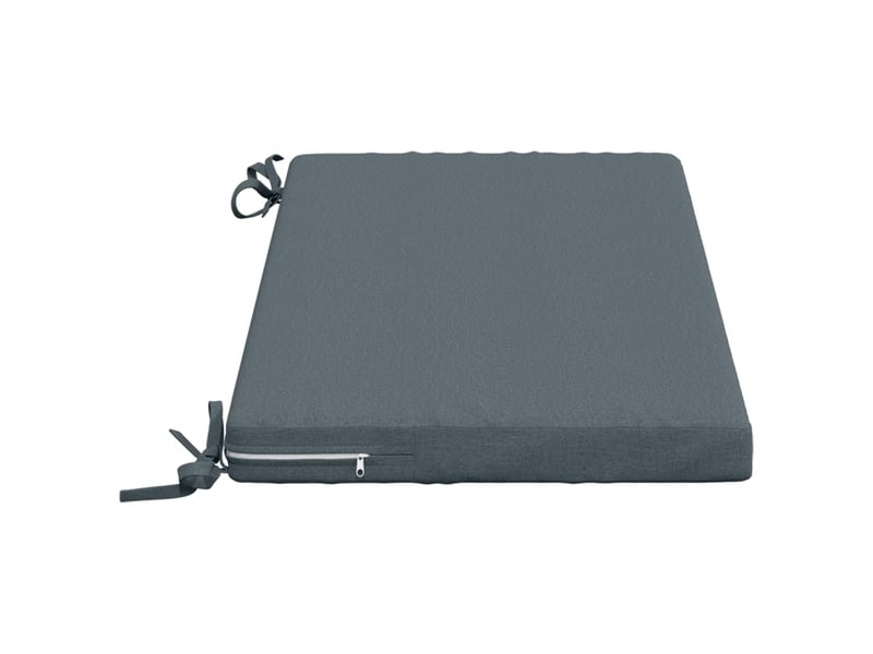 Coussin de banc, coussin d'assise, coussin de canapé soest 100 % polyester bleu 80 x 40 x 5 cm cf53079  - Conforama D