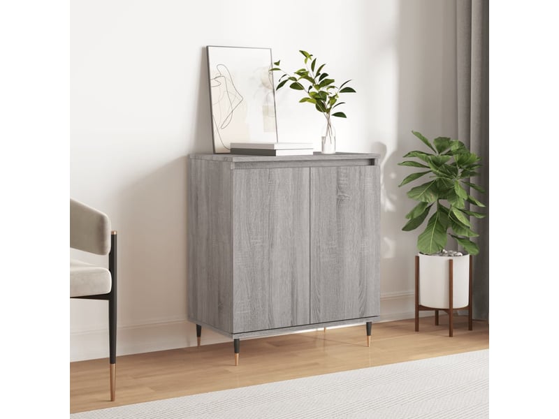  Buffet - bahut - meuble de rangement sonoma gris 60x35x70 cm bois d'ingénierie  - Conforama B