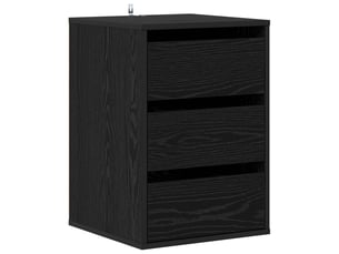 Commode 3 tiroir(s) <strong></strong> <strong></strong> coloris noir largeur 41 cm