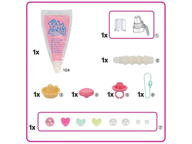  Pati-school-le kit de décoration rose 32333 - Conforama C