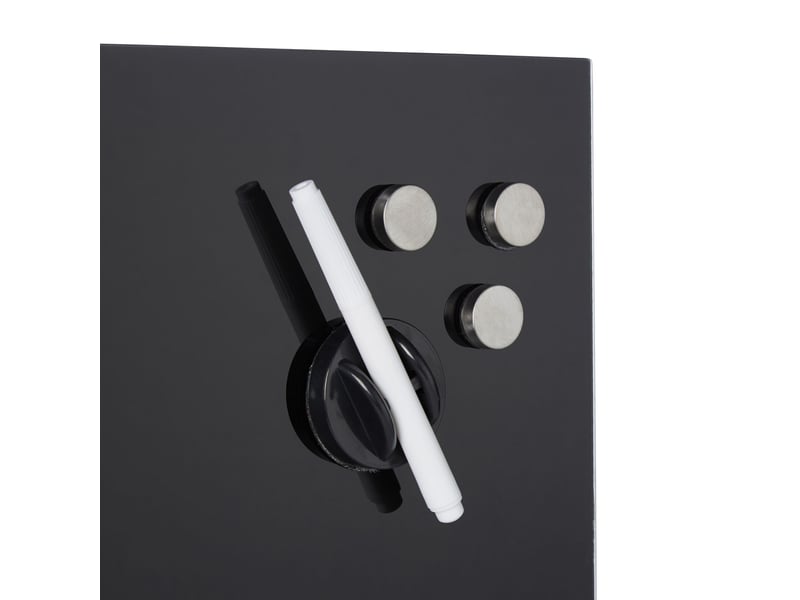  Tableau magnétique moderne mural 60 x 40 cm avec 3 aimants et feutre style épuré en verre blanc 13_0005374  - Conforama D
