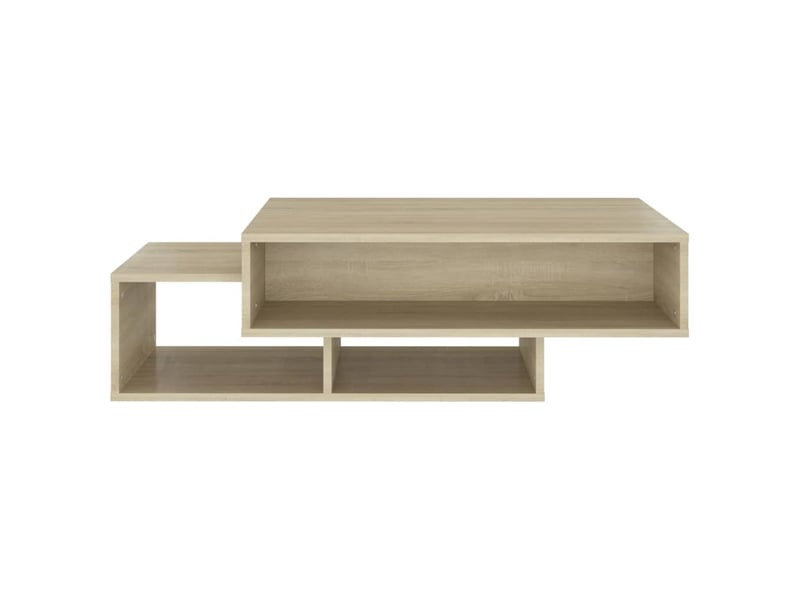  Table basse rectangulaire | table de salon chêne sonoma 105x55x32 cm bois d’ingénierie  - Conforama E