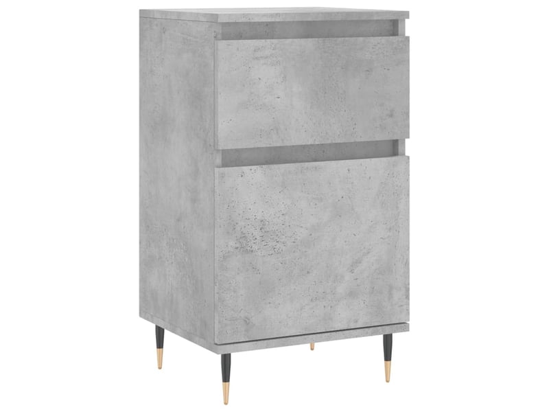  Buffets 2 pcs - bahut - meuble de rangement gris béton 40x35x70 cm bois d'ingénierie  - Conforama E
