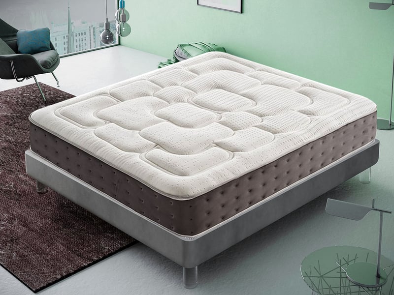 Matelas Mousse 22cm Réversible - 160x200cm - Mousse Mémoire Et Haute Résilience