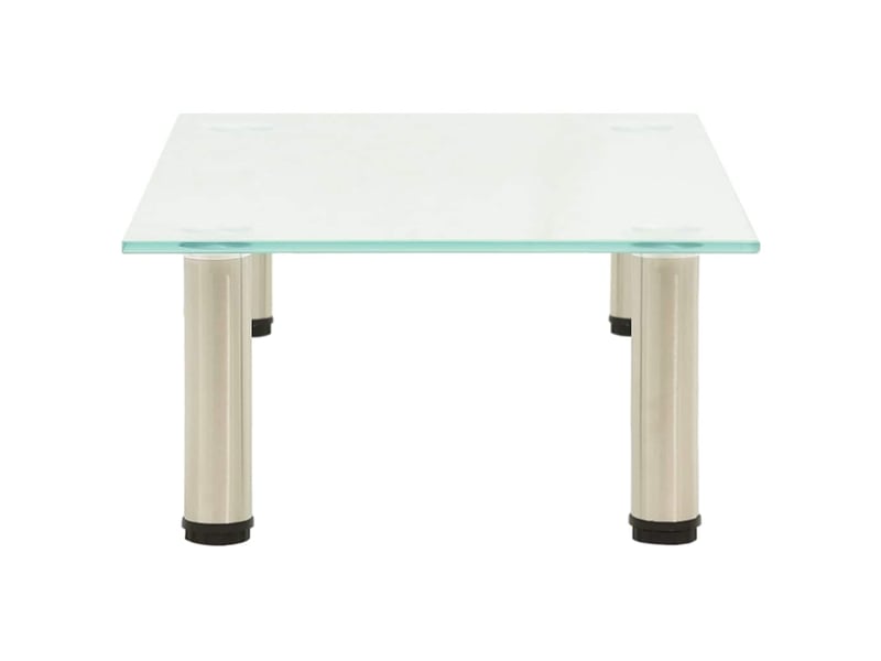  Meuble tv - banc tv - meuble de rangement givré 60x35x17 cm verre trempé  - Conforama C