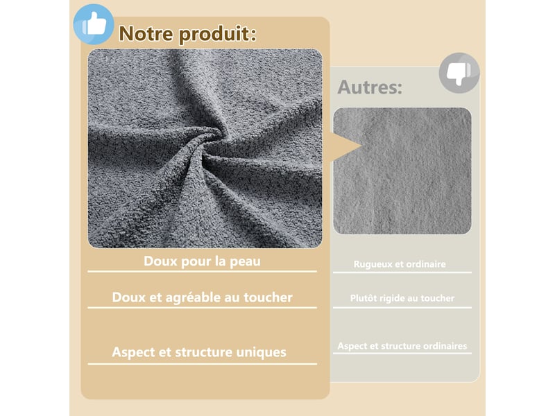 Lit capitonné enfant 140x190, lit en velours gris avec barrières de sécurité amovibles et poche de rangement, sans matelas - Conforama W