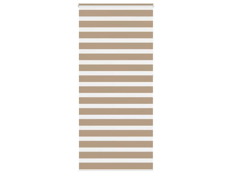  Store zèbre, store de fenêtre marron sable largeur du tissu 90,9 cm polyester cf48844  - Conforama B