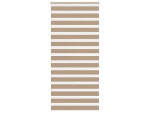Store zèbre, store de fenêtre marron sable largeur du tissu 90,9 cm polyester cf48844