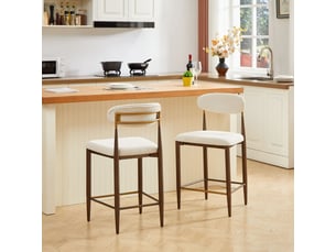 CLP Lot De 4 Tabourets De Bar Joshua I Tabouret De Bar Industriel Empilable Et Robuste I Repose-Pieds Structure A 4 Pieds I Hauteur Sičge 77 cm, Couleur :Orange