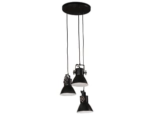 Lampe suspendue, suspension luminaire 25 w noir 30x30x100 cm e27