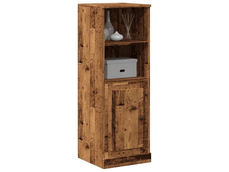  Buffet haut - bahut - meuble de rangement vieux bois 36x35,5x103,5 cm bois d'ingénierie  - Conforama C