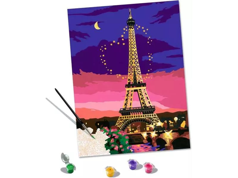 Creart 30x40cm paris city of love - peinture numeros 00023624 - Conforama C