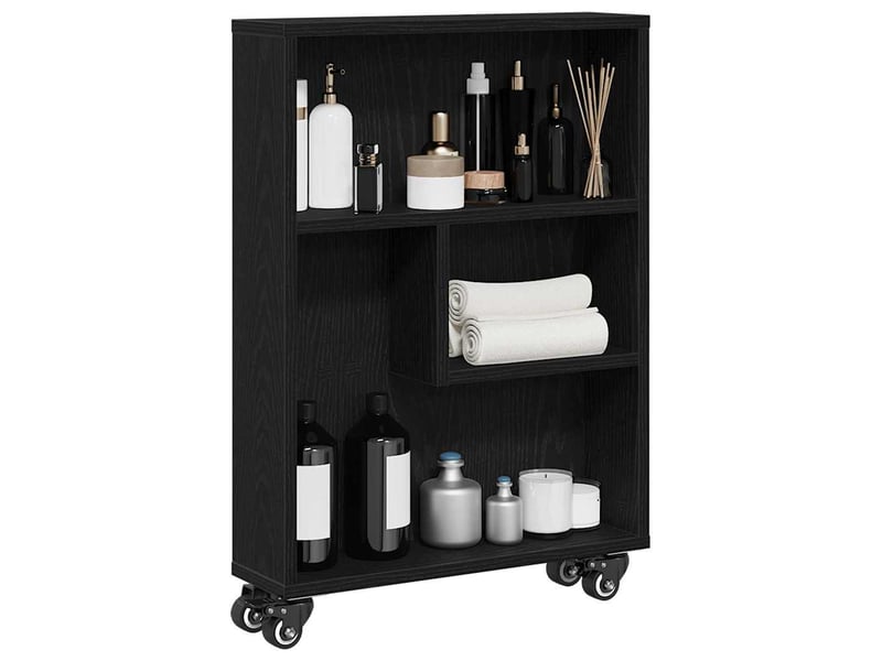  Chariot de rangement étroit 3 niveaux 48 x 13 x 68 cm  - Conforama C