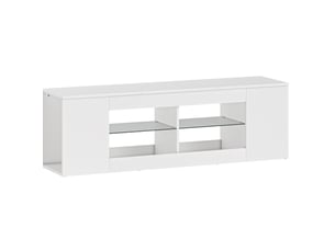 Meuble tv coloris blanc 140 cm <strong>WISHDOR</strong> <strong></strong>
