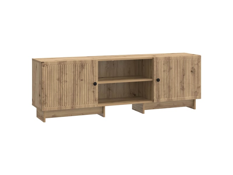  Meuble tv - banc tv - meuble de rangement 150 x 31 x 50 cm chêne artisanal bois d’ingénierie  - Conforama A
