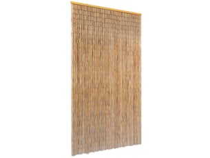Rideau de porte contre insectes, moustiquaire bambou 100 x 200 cm cf43613