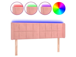 Tete de lit A poser largeur 147 cm   rose