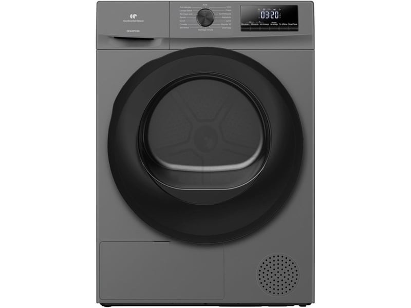 Sèche linge pompe à chaleur 8 kg 60 cm cesl8pcsd classe d gris CESL8PCSD - Conforama A