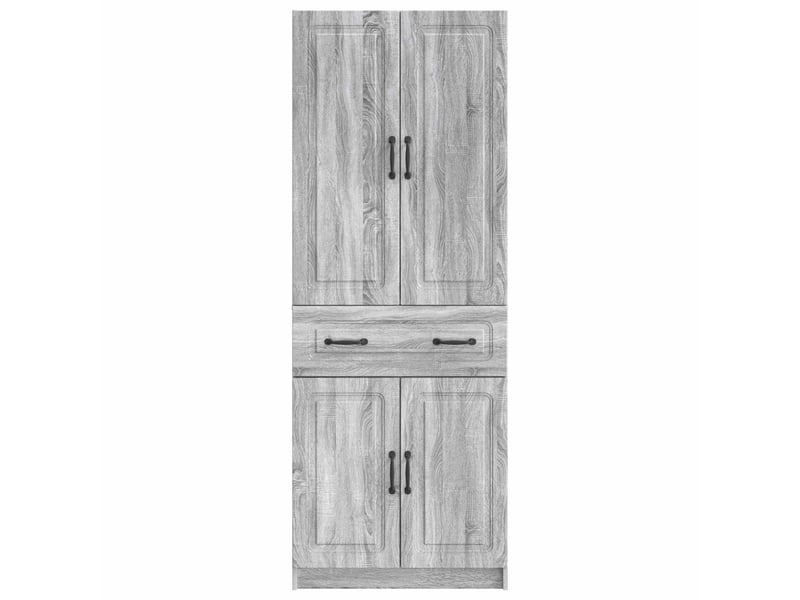 Buffet - ensemble de meubles 2 pc sonoma gris bois d'ingénierie - Conforama E