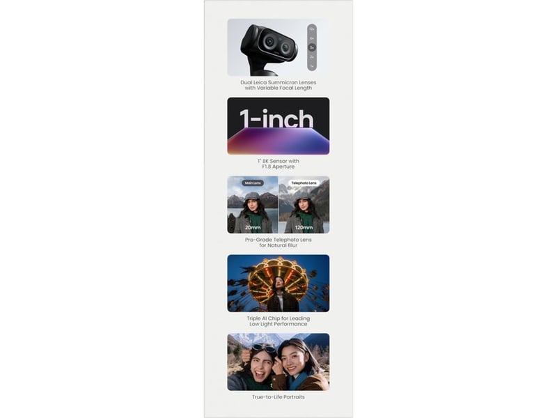  Camera sportive frontale 4k 120 ilog wi-fi 6 écran 2 pouces 6942590201778 - Conforama D