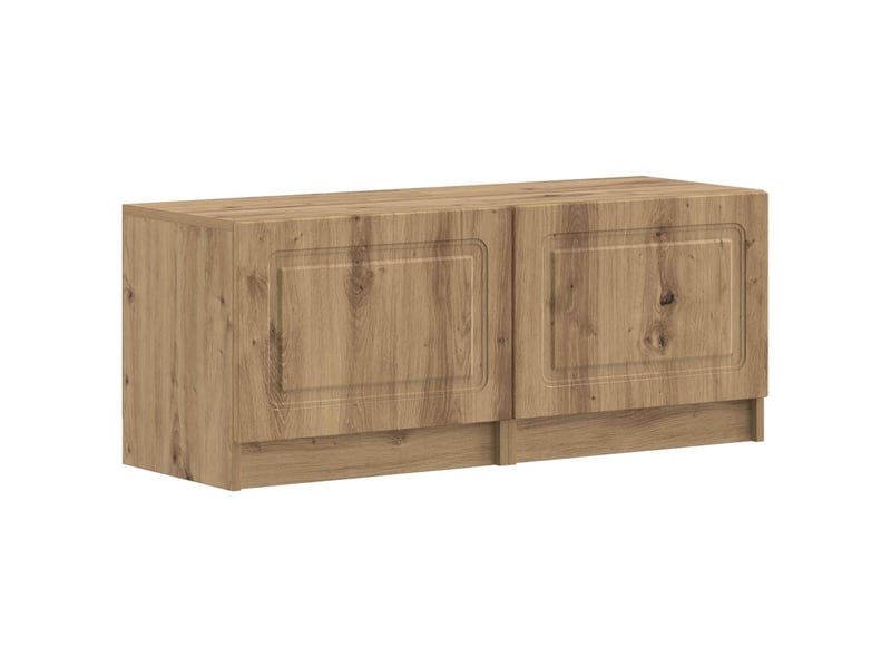 Meuble tv - banc tv - meuble de rangement led utrecht 3 pcs chêne artisanal bois d'ingénierie  - Conforama D