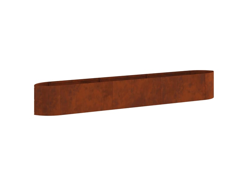  Jardinière - jardin surélevé acier patiné 300 x 40 x 40 cm acier  - Conforama A