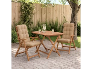 Lot de 2 coussins de chaise à dossier haut vianen cf59286