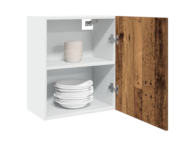  Meuble de rangement, armoires suspendues lyon bois ancien 50x31x60cm bois d'ingénierie  - Conforama B