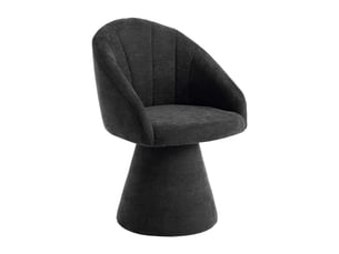 Fauteuil fixe pivotant <strong>STILVORA</strong> <strong></strong> Tissu gris vendu A l'unité