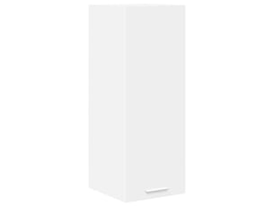 Meuble de rangement cuisine, armoire suspendue blanc 30x31x80cm bois d'ingénierie