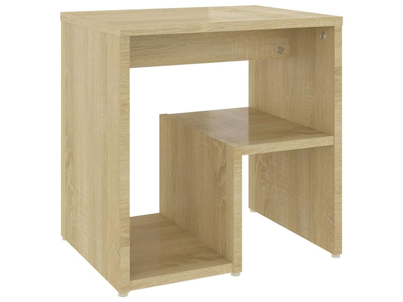  Table de chevet - cabinet de chevet - table de nuit chêne sonoma 40x30x40 cm bois d'ingénierie  - Conforama A
