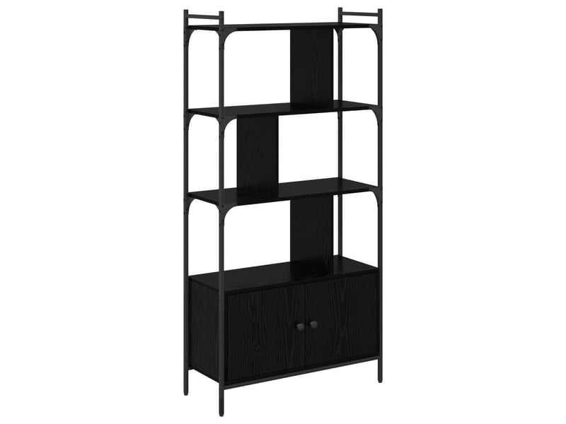  Bibliothèque 6 niveaux, armoire à livres 76,5 x 30 x 154,5 cm bois d'ingénierie shl682  - Conforama A