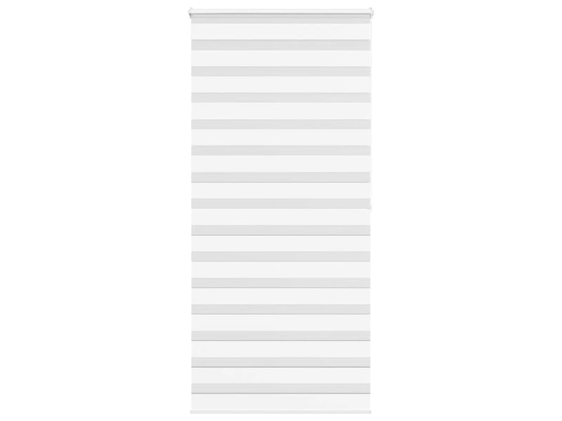 Store zèbre, store de fenêtre blanc 115x200 cm largeur du tissu 110,9cm polyester cf48353 - Conforama B