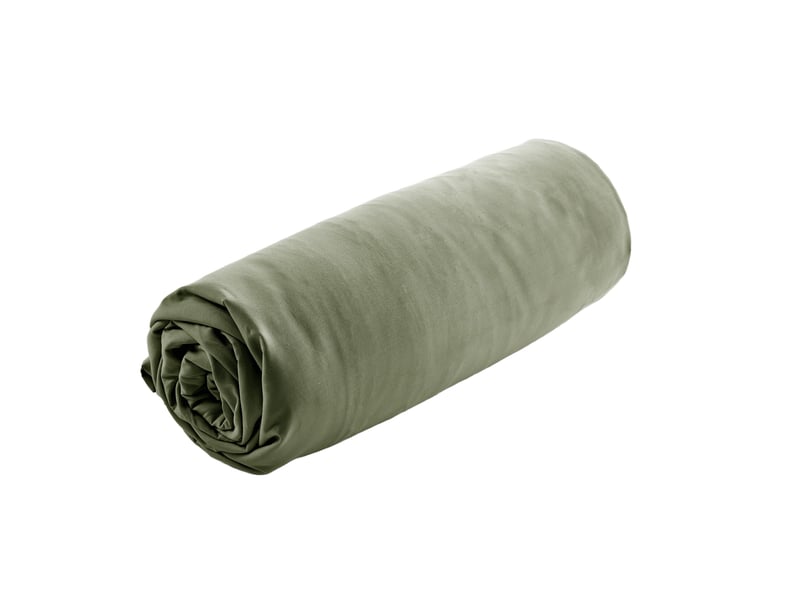  Drap housse 160x200+30 cm percale de coton thym PD25244 - Conforama B