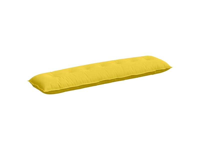  Coussin de dos, coussin de dossier jaune clair 200 x 19 x 50 cm tissu cf54781  - Conforama A