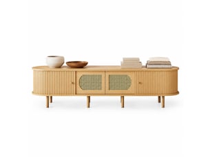Meuble tv coloris bois clair 180 cm EVRYAE