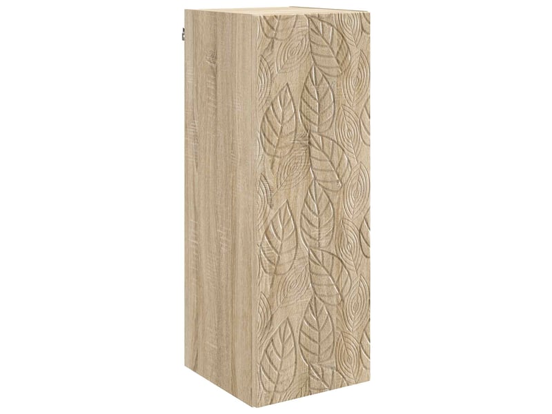  Armoire murale salon 33x34,5x90cm bois d'ingénierie chêne sonoma shl648  - Conforama B