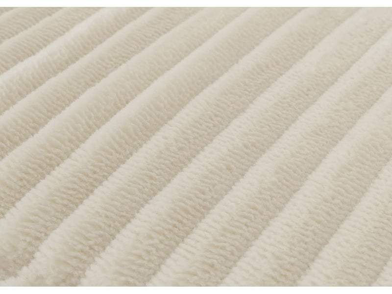 Ensemble de canapés hwc-r34, ensemble de canapés rembourrés, canapés lounge 3 places, 2 places, fauteuil, tissu velours (300 gm²) - blanc crème - Conforama D
