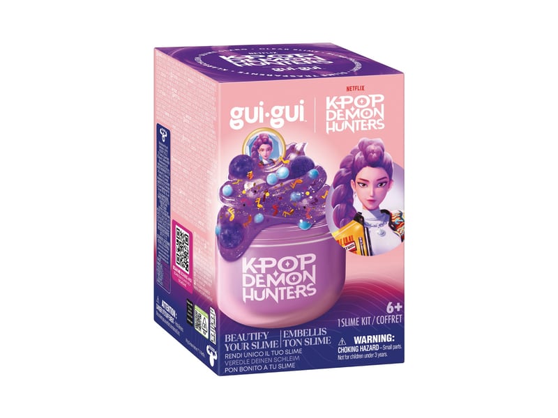 Kit fabrication de slime k-pop demon hunters 6 ans multicolore avec 4 sachets numérotés MOY90459 - Conforama A