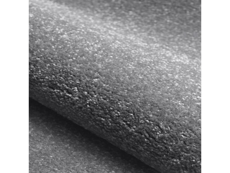 Tapis de salon design moderne frisé gris milano stone gri102  - Conforama C