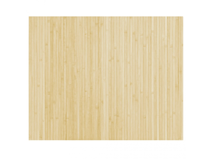 Tapis rectangulaire en bambou, coloris naturel clair, 80x100 cm - comfortxl