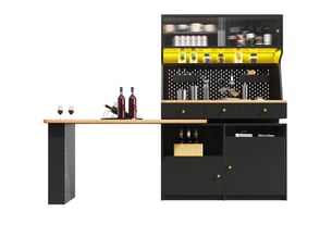 Buffet <strong></strong> <strong>OMNIGLINT TRADING LTD</strong> - 137 cm coloris noir