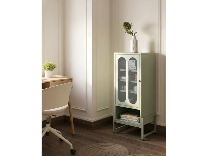  Commode soletta métal vert menthe  - Conforama B