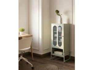 Armoire 1 porte(s)    <strong>BELIANI</strong> <strong></strong> coloris vert largeur 47 cm