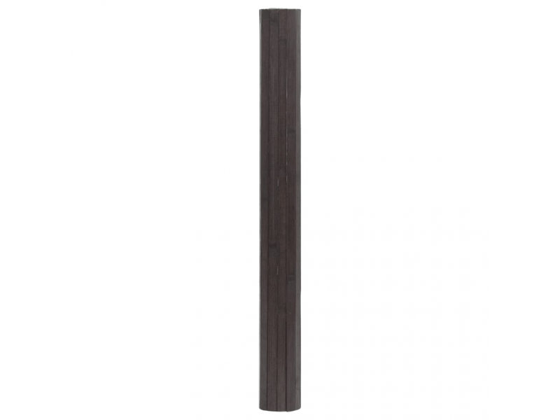  Tapis rectangulaire marron foncé 60x500 cm bambou - comfortxl 376737 - Conforama C