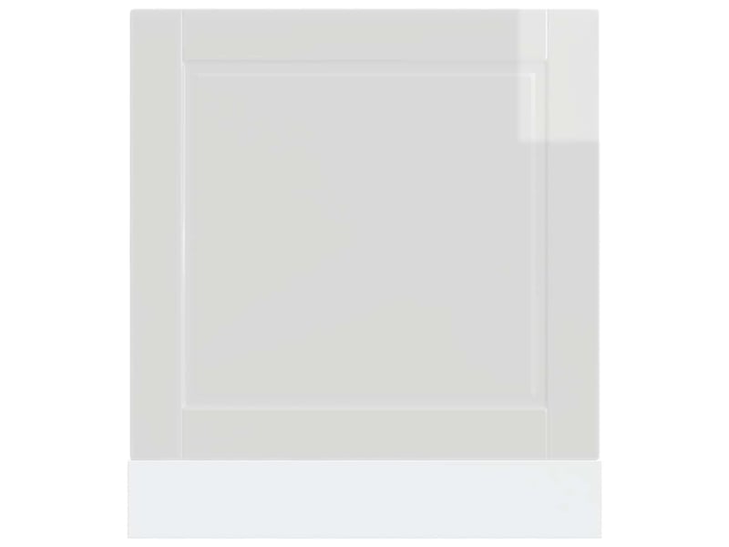  Panneau de lave-vaisselle blanc brillant 60x1,5x57cm  - Conforama D