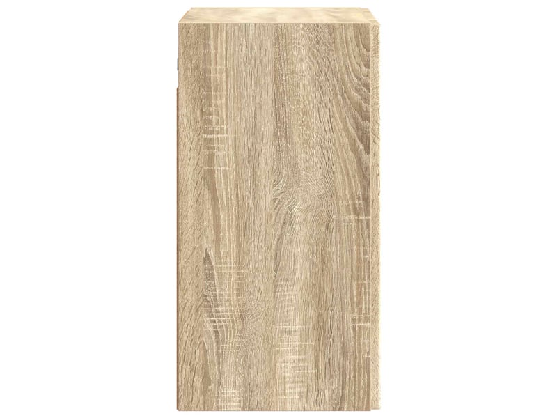 Armoire murale salon 59x31x60cm bois d'ingénierie chêne sonoma shl6905  - Conforama E